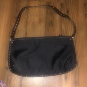 🆕 Gap Denim/chambray leather shoulder purse